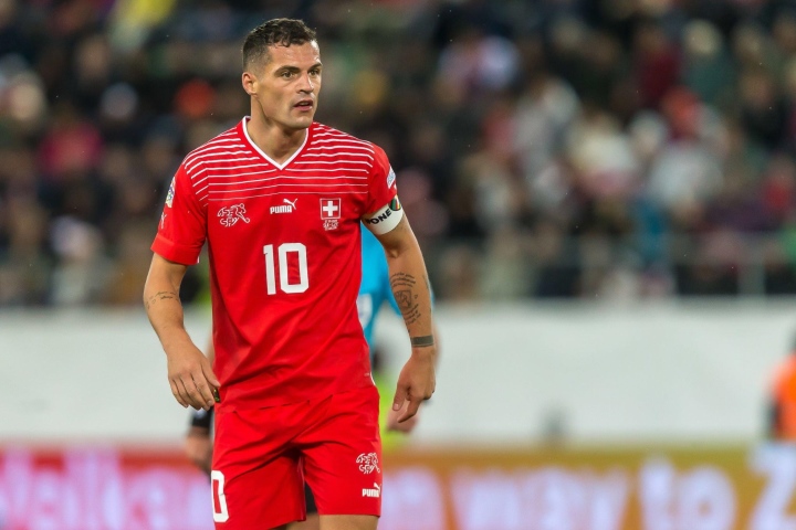 Xhaka là đội trưởng đội tuyển Thuỵ Sỹ tại World Cup 2022.