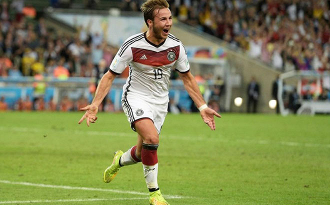 Mario Gotze trở lại với đội tuyển Đức sau 5 năm vắng bóng.