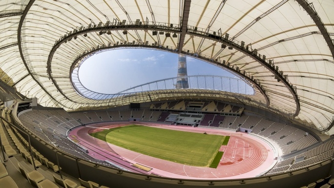 Sân Khalifa và hầu hết các sân đăng cai World Cup 2022 đều đã sẵn sàng.