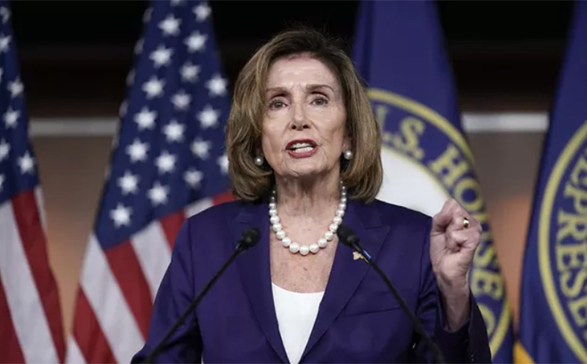 Chủ tịch Hạ viện Mỹ Nancy Pelosi.