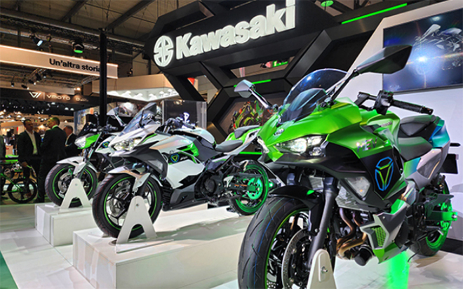 Môtô năng lượng điện Kawasaki EV sở hữu design như thể Z400  Xe máy