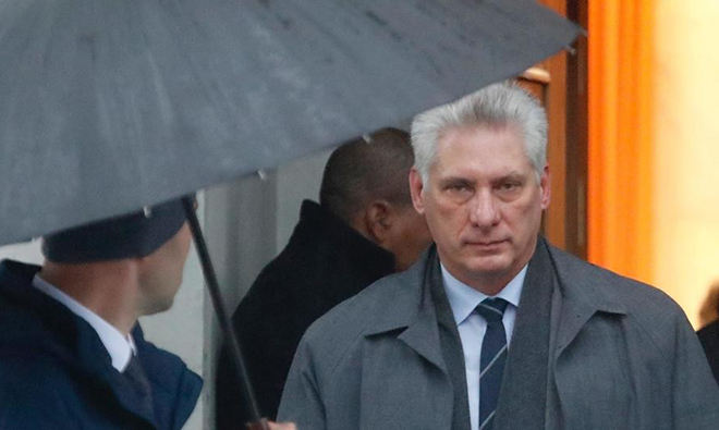 Chủ tịch Cuba Miguel Diaz-Canel dự kiến hội đàm với Tổng thống Vladimir Putin tại thủ đô Moscow. (Nguồn: Ruptly)