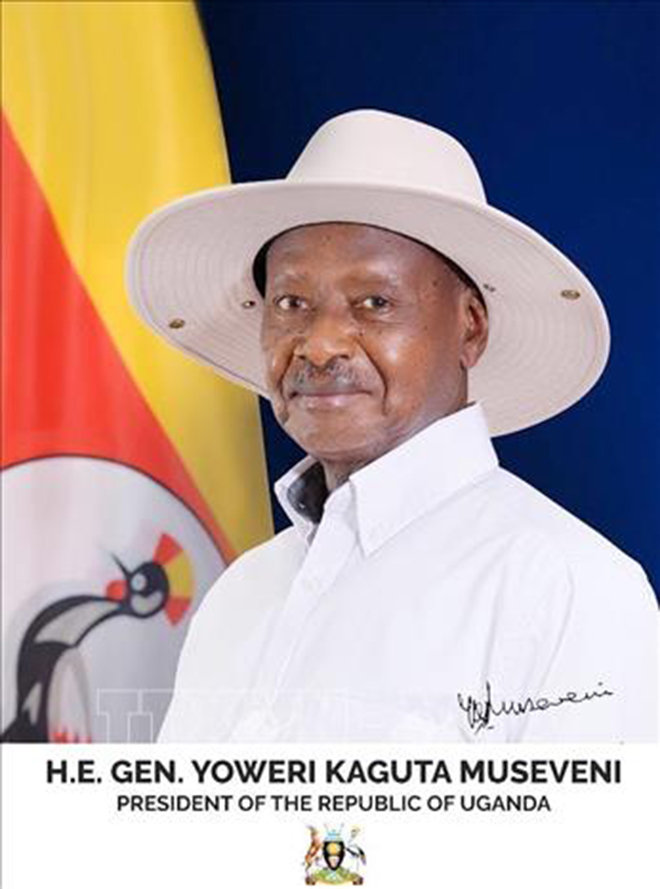 Tổng thống Cộng hòa Uganda Yoweri Kaguta Museveni.