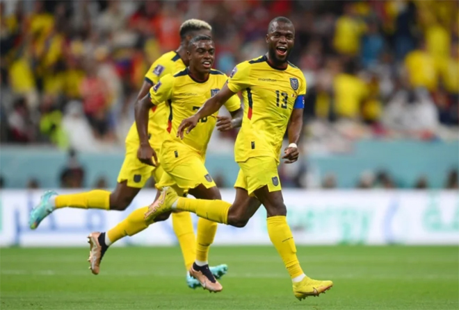 Ecuador 2-0 Qatar.