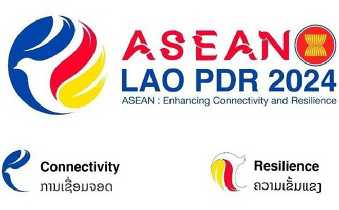 Lào công bố logo chính thức của Năm Chủ tịch ASEAN 2024.