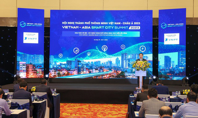 Hội nghị Thành phố thông minh Việt Nam – châu Á 2023 tổ chức tại Hà Nội ngày 29/11.