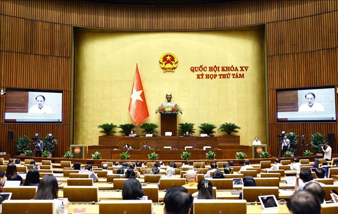 Quang cảnh phiên họp sáng 1/11/2024.