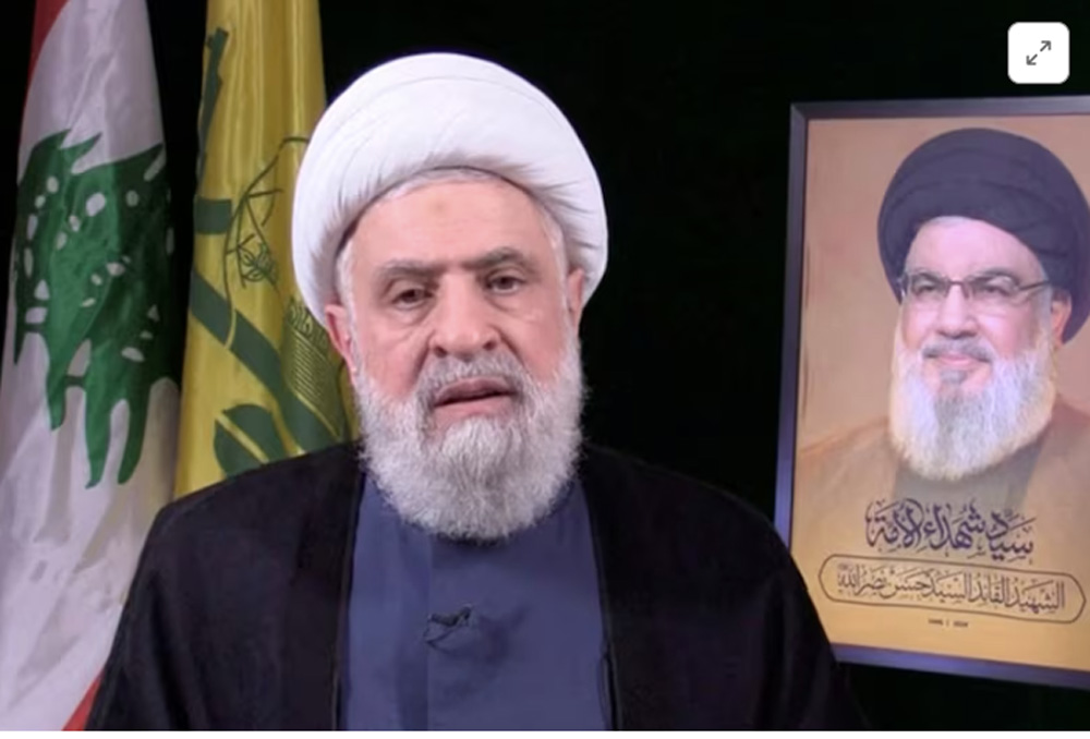 Lãnh đạo mới của Hezbollah tại Lebanon, Sheikh Naim Qassem. Ảnh: Reuters