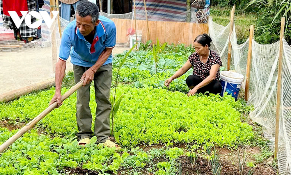 Người dân thôn Át Thượng, huyện Lục Yên đang gây dựng lại cuộc sống sau vụ sạt lở đất kinh hoàng hồi đầu tháng 9 năm nay.