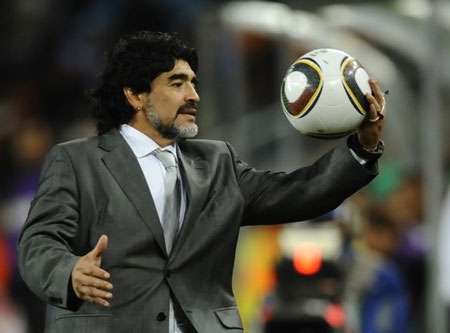 Maradona hiện đang thất nghiệp sau khi rời ghế HLV ĐTQG Argentina.