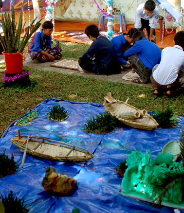 Quê hương Thác Bà trong hội trại. Ảnh mang tính minh họa