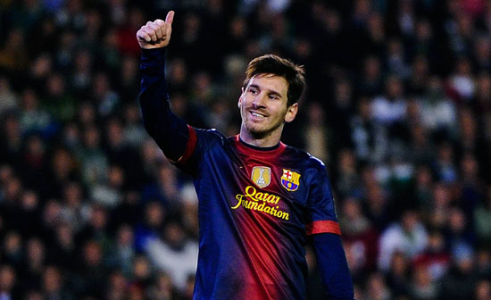 Messi lập nên kỷ lục mới.