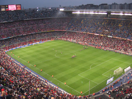 Thánh địa Nou Camp.

