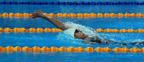 Ánh Viên giành HCV 200m bơi ngửa.