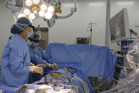 Lần đầu tiên ứng dụng công nghệ 3D vào phẫu thuật tim mạch thành công.