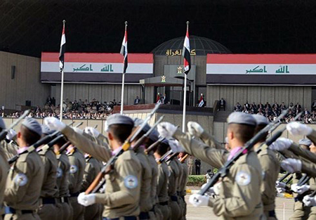 Một buổi lễ diễu binh tại thủ đô Baghdad để mừng chiến thắng mang tính lịch sử trước phiến quân IS.
