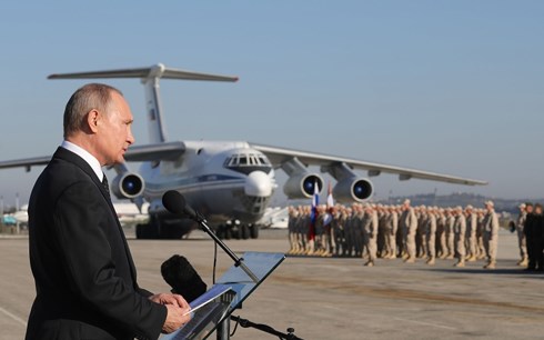 Tổng thống Nga Putin phát biểu tại Syria