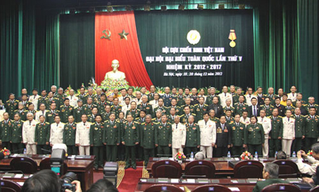 Ban Chấp hành Hội Cựu chiến binh Việt Nam lần thứ V, nhiệm kỳ 2012-2017