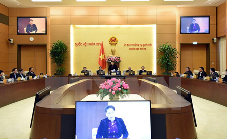 Chủ tịch Quốc hội Nguyễn Thị Kim Ngân chủ trì và phát biểu bế mạc Phiên họp thứ 19 của Ủy ban Thường vụ Quốc hội.