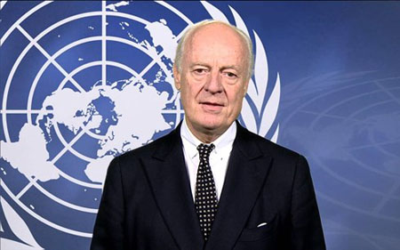 Đặc phái viên Liên Hợp Quốc về Syria Staffan de Mistura.
