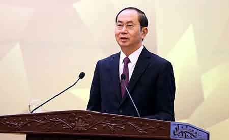 Chủ tịch nước Trần Đại Quang.
