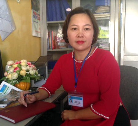 Cô giáo Vũ Thu Hương.