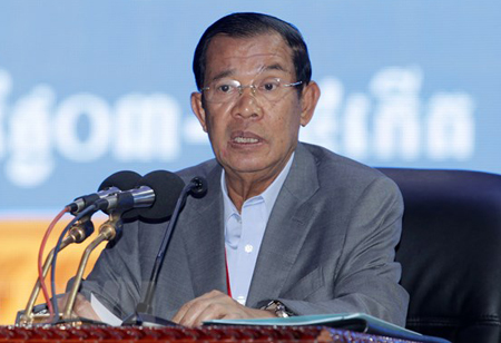 Thủ tướng Campuchia Samdech Hun Sen.