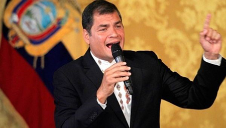 Cựu Tổng thống Ecuador Rafael Correa.