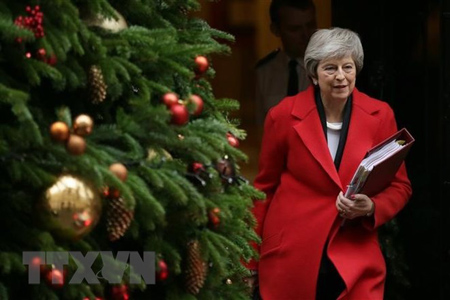 Thủ tướng Anh Theresa May tại thủ đô London.