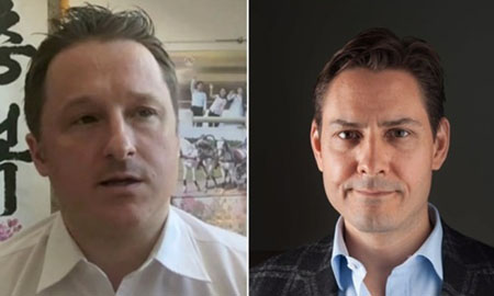 Michael Spavor (trái) và Michael Kovrig, hai công dân Canana bị Trung Quốc bắt.