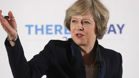 Thủ tướng Anh Theresa May.