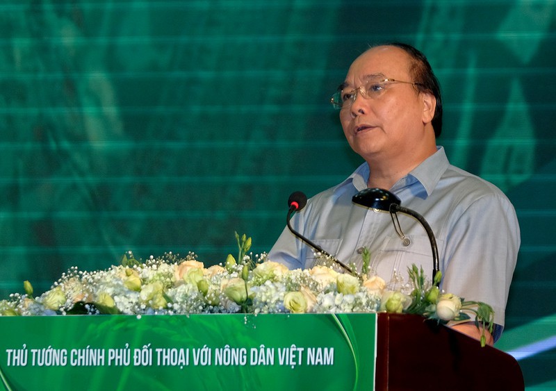 Thủ tướng Nguyễn Xuân Phúc tại cuộc đối thoại năm 2018