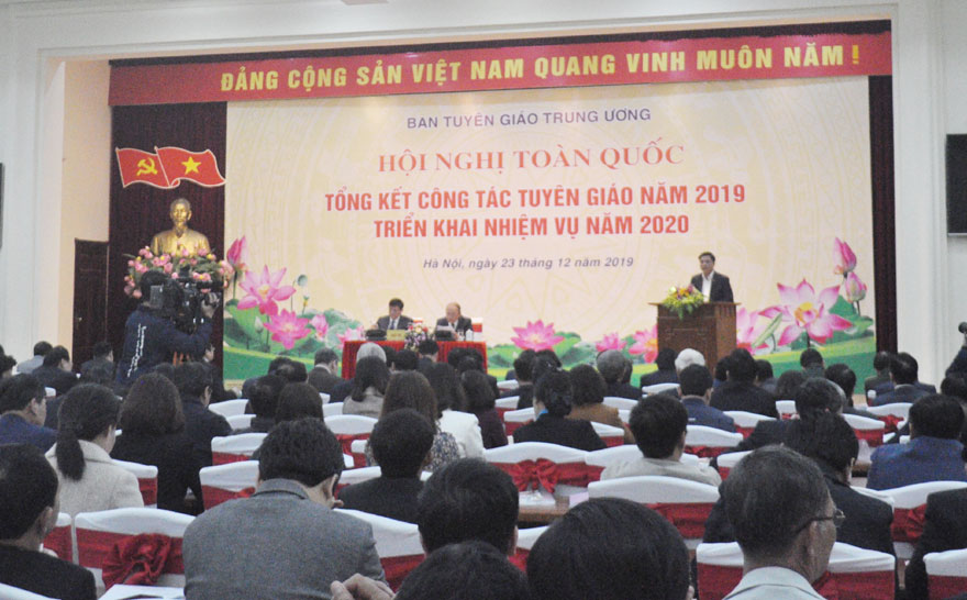 Hội nghị toàn quốc tổng kết công tác tuyên giáo năm 2019.