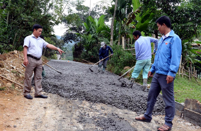 Đường thôn Na 2 dự kiến hoàn thành trong tháng 12/2019, là con đường cuối cùng được bê tông hóa của xã Phúc Ninh.