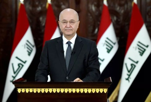 Tổng thống Iraq Barham Saleh.