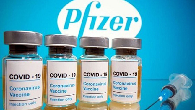 Vaccine ngừa Covid-19 của Pfizer.