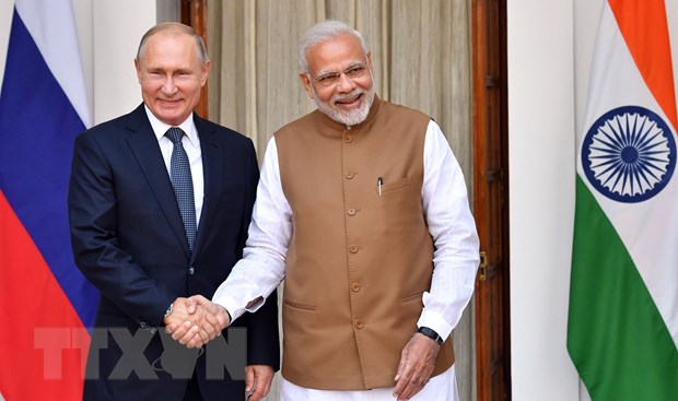 Tổng thống Nga Vladimir Putin sẽ có cuộc gặp Thủ tướng Ấn Độ Narendra Modi vào tuần tới.
