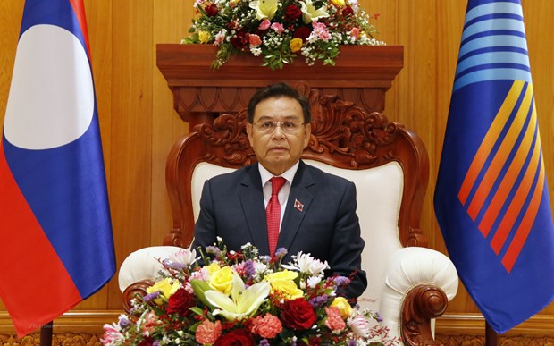 Chủ tịch Quốc hội Lào Saysomphone Phomvihane.