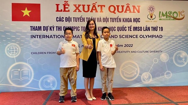 Trần Hoàng Lâm, Đào Trọng Cường là hai trong ba học sinh giành Huy chương Vàng năm nay.