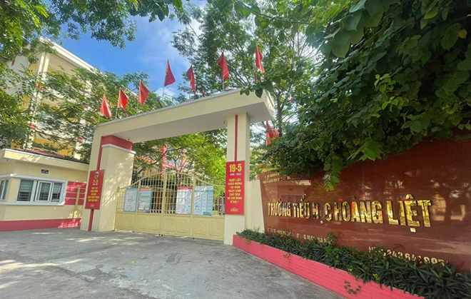 Trường Tiểu học Hoàng Liệt, quận Hoàng Mai, Hà Nội.