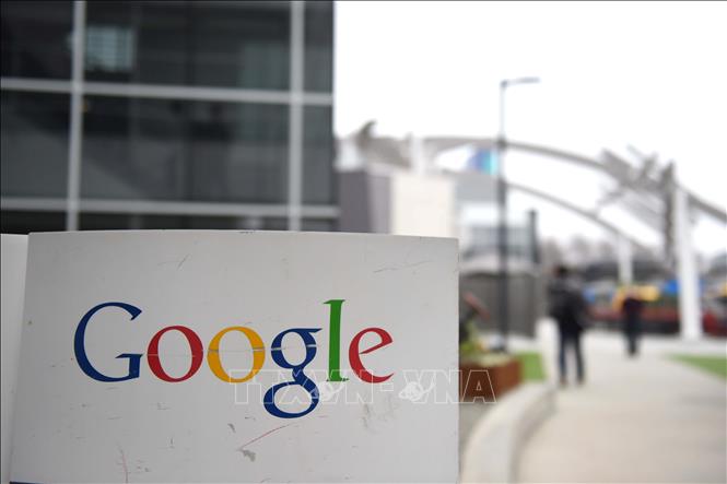 Biểu tượng Google tại California, Mỹ.