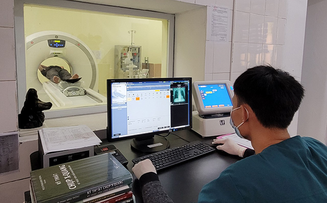 Khoa Chẩn đoán hình ảnh Trung tâm Y tế huyện Yên Bình áp dụng CĐS, tất cả hình ảnh được chuyển tới các khoa, phòng.
