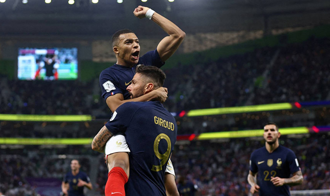 Pháp đã trình diễn lối chơi thuyết phục trên hành trình vào chung kết World Cup 2022. (Ảnh: Reuters)