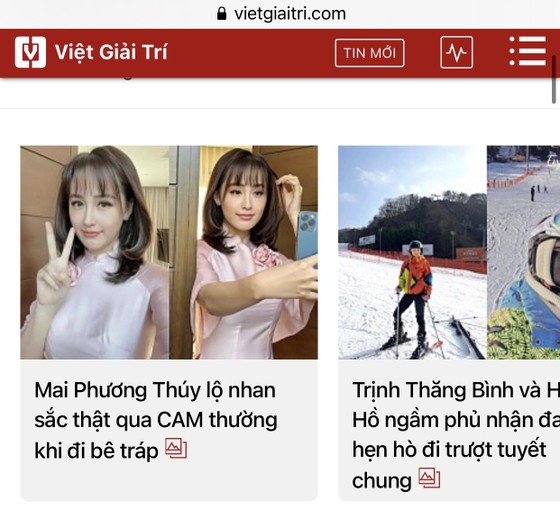 Đơn vị sở hữu trang thông tin điện tử tổng hợp vietgiaitri.com vừa bị Thanh tra Sở TT-TT phạt 40 triệu đồng.