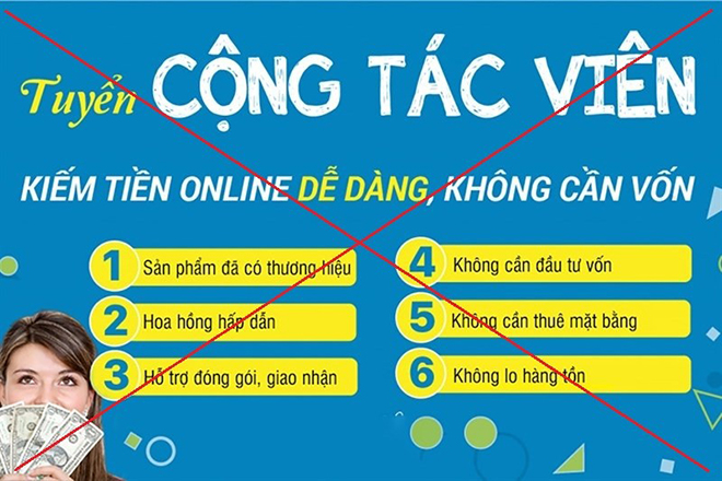 Người dân cần cảnh giác với các lời chào mời “kiếm tiền dễ dàng” trên mạng xã hội. (Ảnh minh họa)