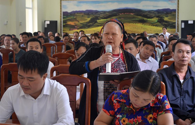 Cử tri xã Bảo Ái, huyện Yên Bình kiến nghị giải quyết liên quan đến lĩnh vực quản lý đất đai