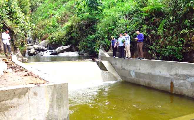 Công trình thủy lợi Giàng Vàng Thênh, xã Khao Mang, huyện Mù Cang Chải hoàn thành đưa vào sử dụng, góp phần phục vụ nước tưới tiêu sản xuất cho 15 ha ruộng lúa.