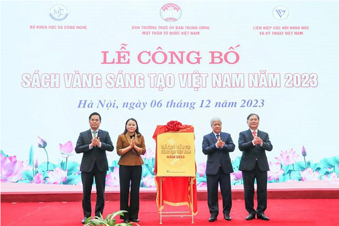 Lễ công bố Sách vàng Sáng tạo Việt Nam năm 2023.