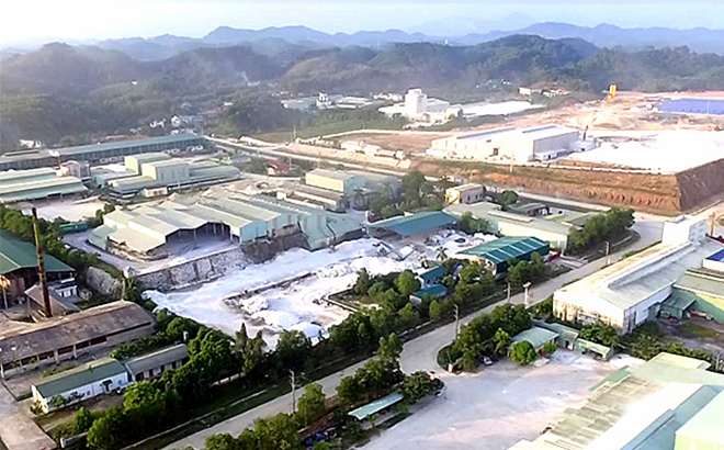 Một góc Khu công nghiệp phía Nam tỉnh Yên Bái.