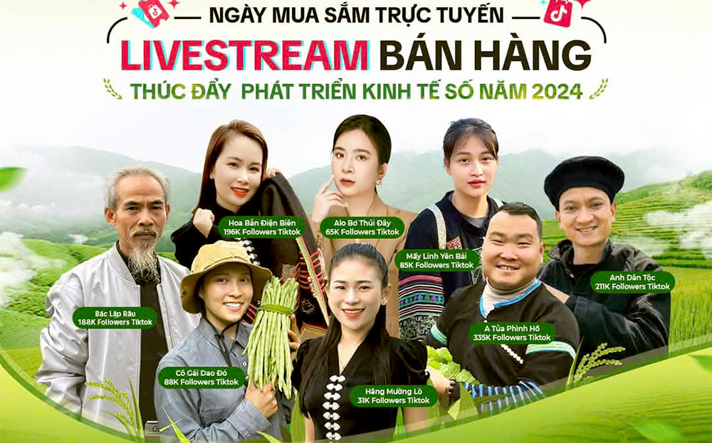 Dự kiến, trong phiên livestream bán hàng sẽ có sự góp mặt của các Tiktoker có nhiều lượt followers, giới thiệu các đặc sản và nông sản sạch, đạt chuẩn chất lượng của địa phương